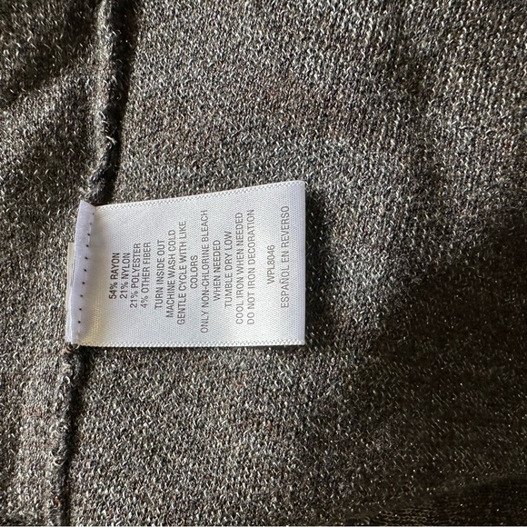 Charter Club Elegant Gray and Cream Cardigan - Picture 6 of 8